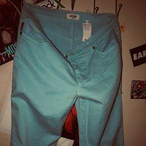 Moschino pants two pockets blue size 29 w/flaws